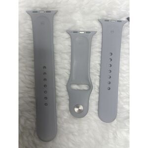 Genuine Soft White Apple Watch‎ Sport Band w/ Silver Pin- 42MM - Authentic OEM